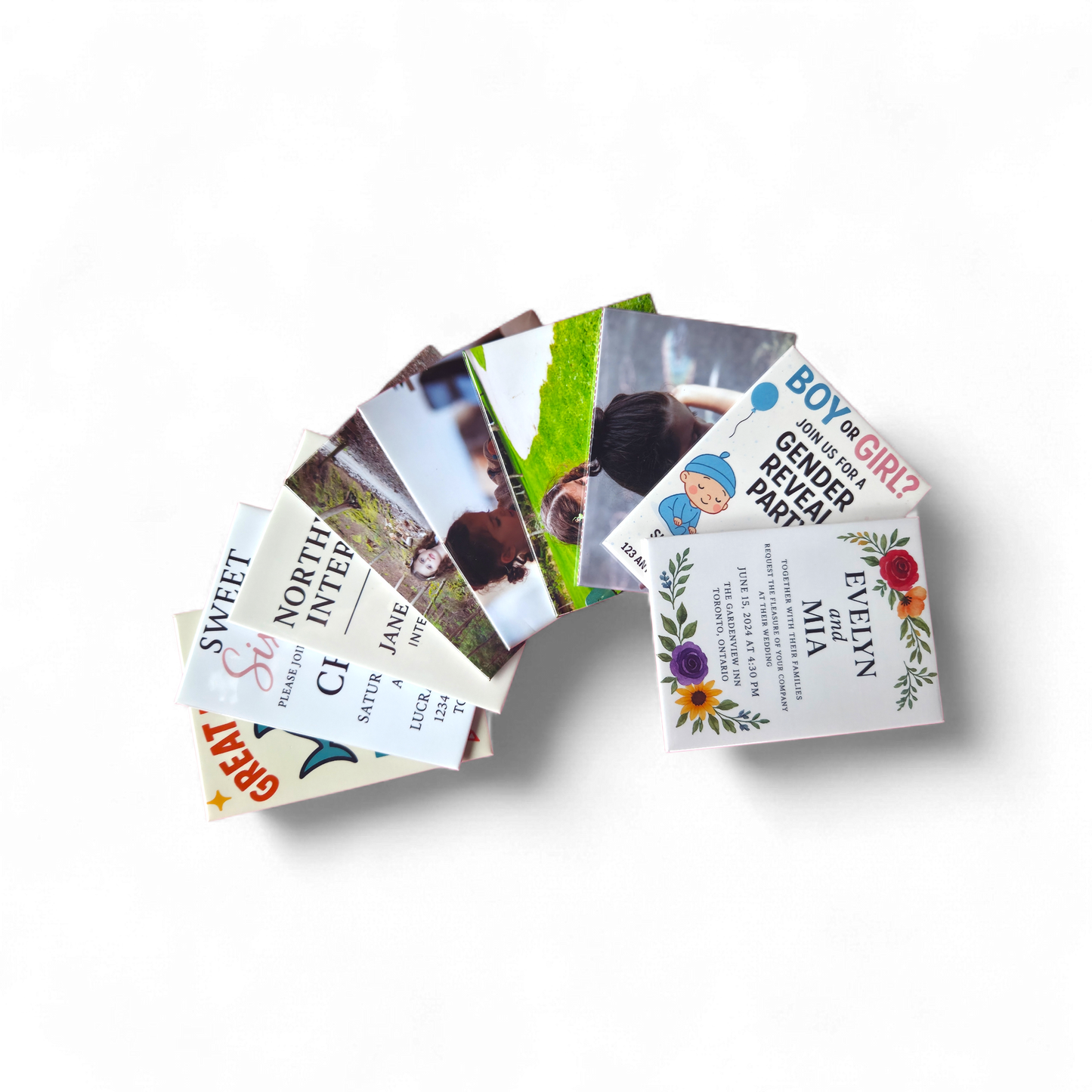 Personalized Fridge Magnets 6.5x9cm/2.5x3.5in