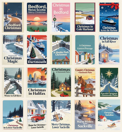 Christmas in Your Town Magnets