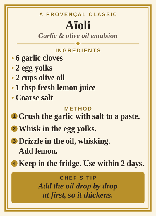 Classic Sauce Recipe Magnets