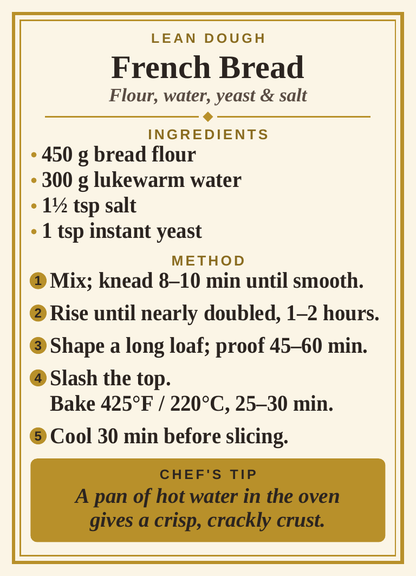 Baking and Pastry Recipe