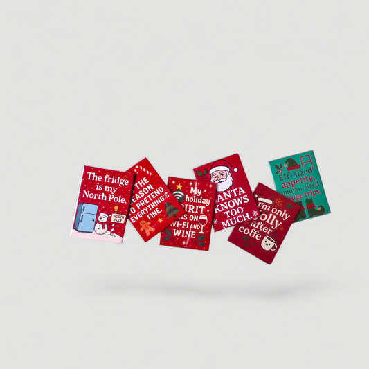 Christmas Fridge Magnets – 2.5×3.5" | Festive Holiday Designs