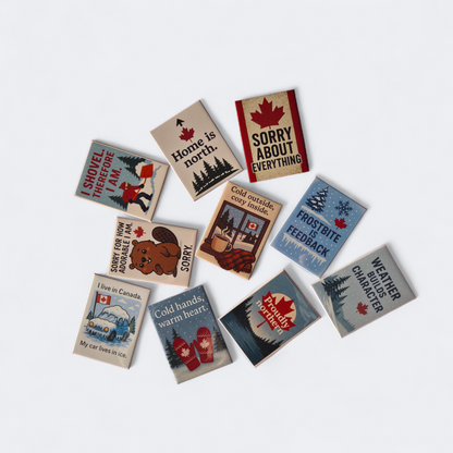 Canadian Humor Fridge Magnets – 2.5×3.5" | Proudly Made in NS