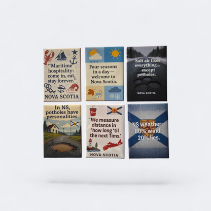 Nova Scotia Pride Fridge Magnets – 2.5×3.5" | East Coast Humor