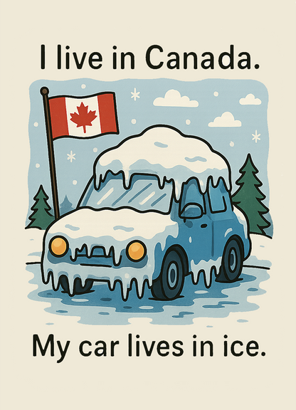 Canadian Humor Fridge Magnets – 2.5×3.5" | Proudly Made in NS