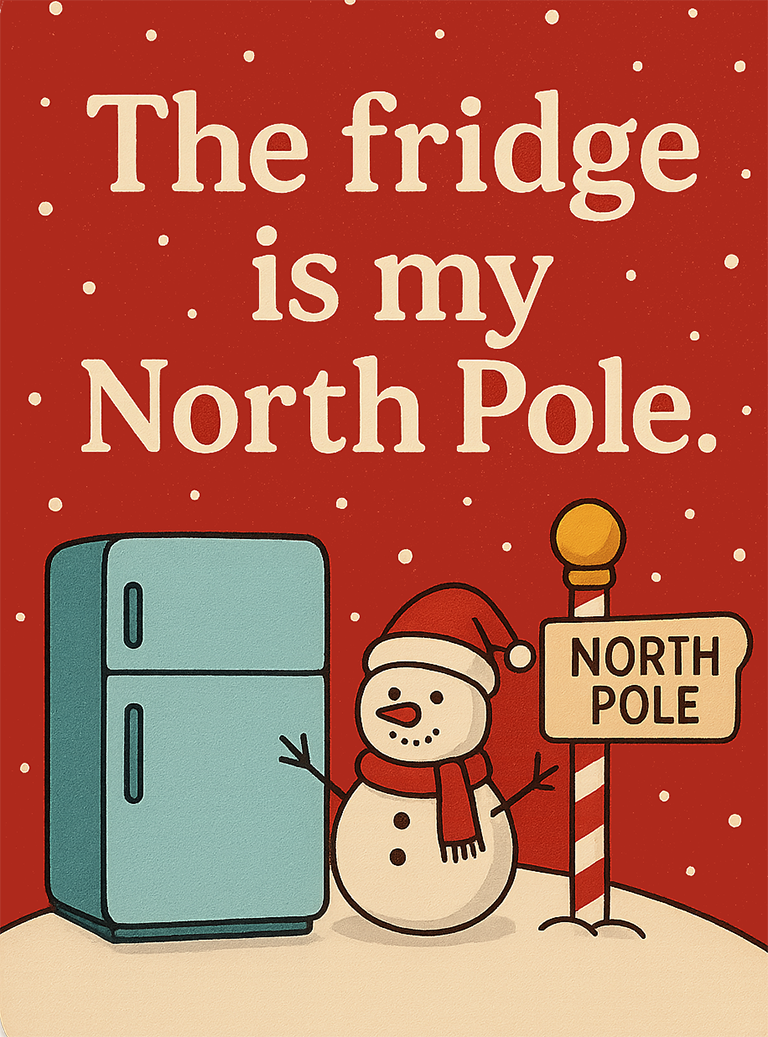 Christmas Fridge Magnets – 2.5×3.5" | Festive Holiday Designs
