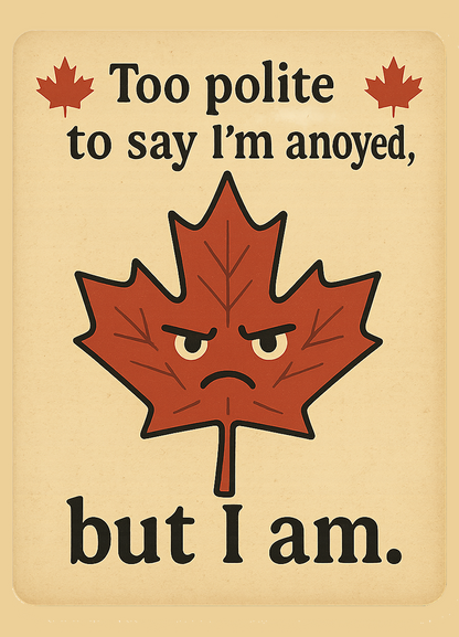 Canadian Humor Fridge Magnets – 2.5×3.5" | Proudly Made in NS