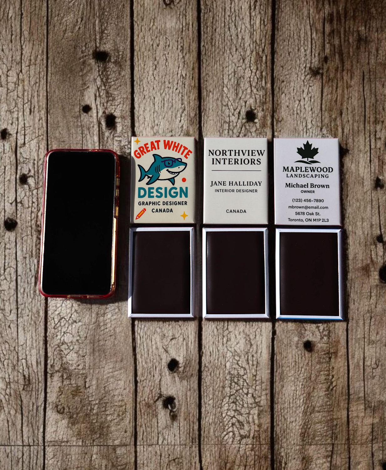 Business Card Magnets - Magnetic Business Cards 6.5x9cm