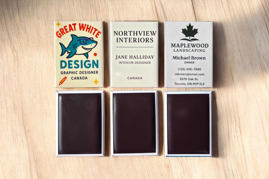 Business Card Magnets - Magnetic Business Cards 6.5x9cm