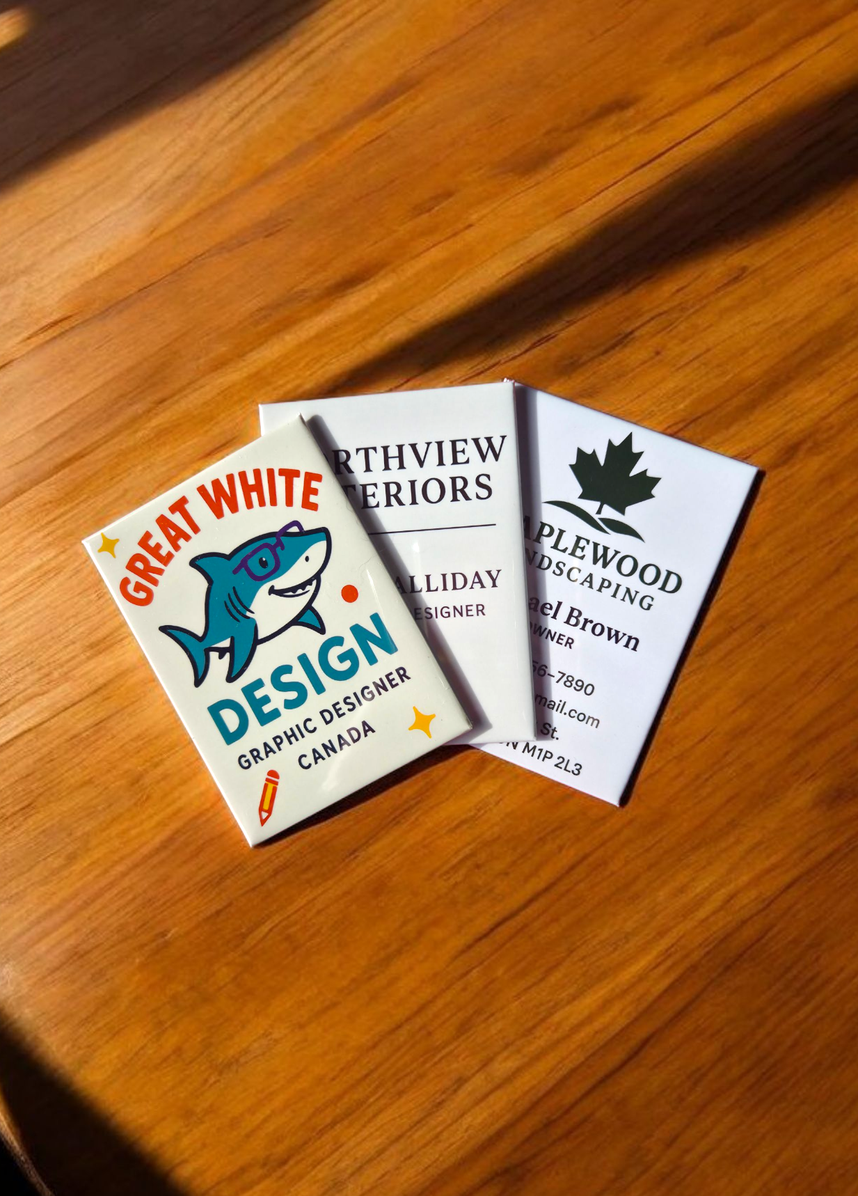 Business Card Magnets - Magnetic Business Cards 6.5x9cm