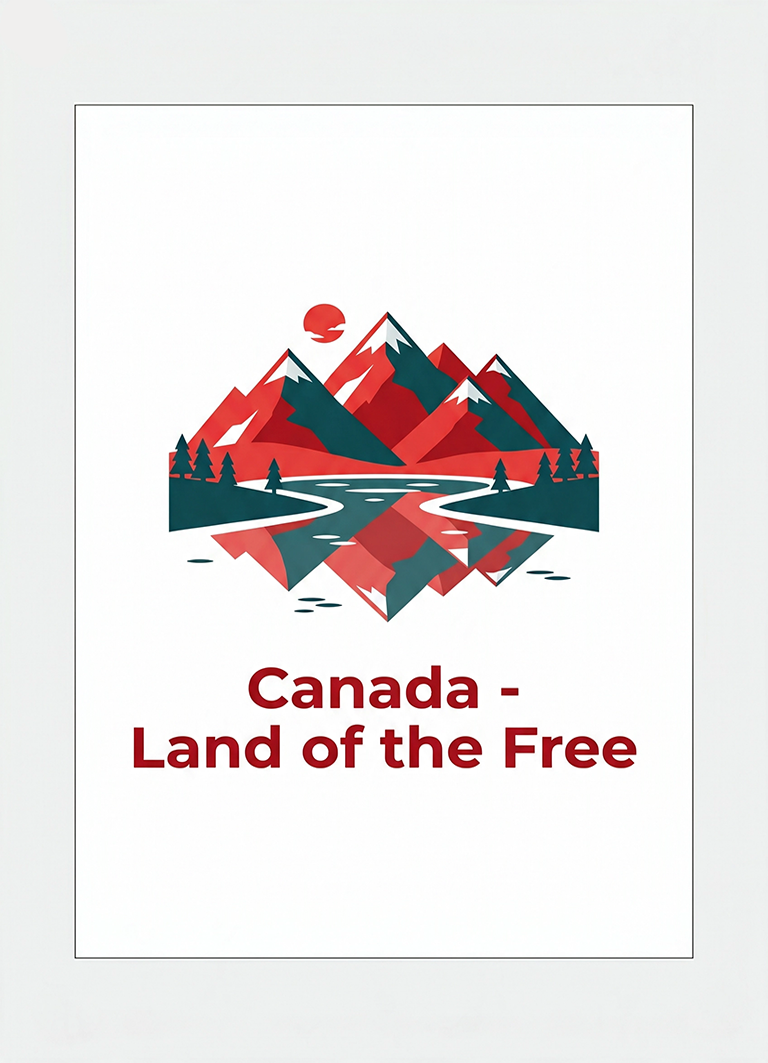 Canadian Pride Fridge Magnets – 2.5×3.5" | Proudly Made in NS