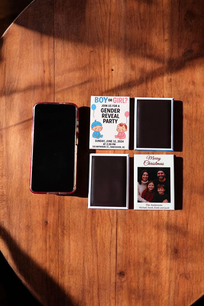 Wedding Invitation Magnets - Save the Date Magnets 6.5x9cm | Custom Event Invitations